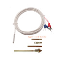 china manufacture 3 wire industry k type rtd thermocouple temperature sensor PT100